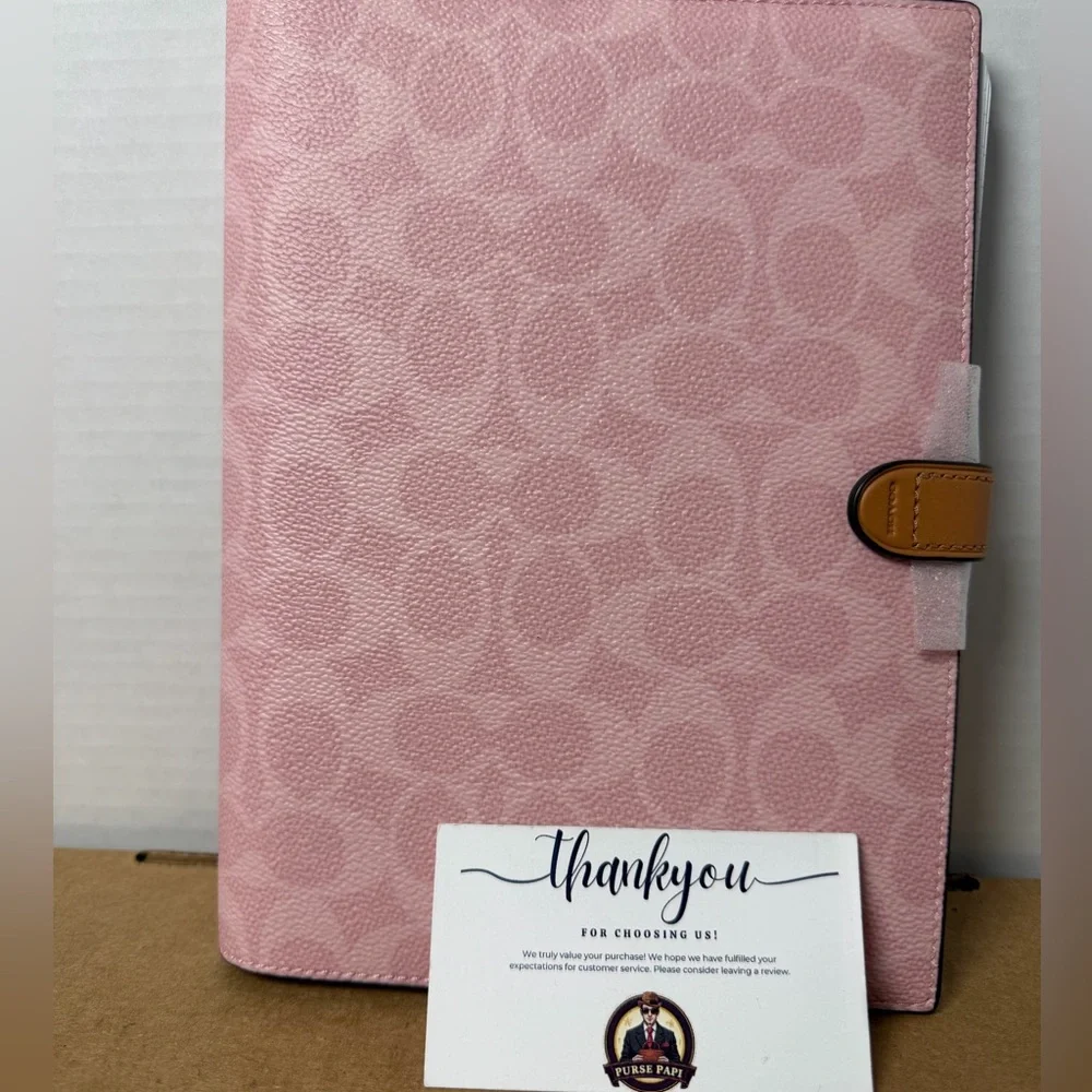 NWT 2026 Coach Powder Pink Notebook CEA49 - Picture 5 of 5